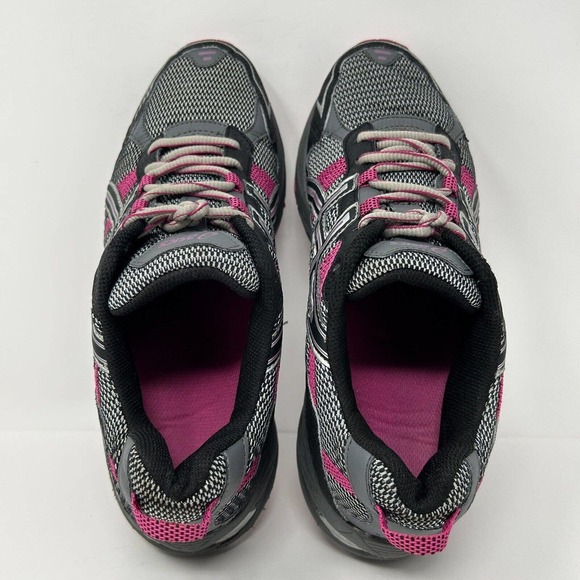 ASICS Gel Venture 4 Women's Size 11 Black Pink Athletic Running Sneaker Shoes - Picture 14 of 15